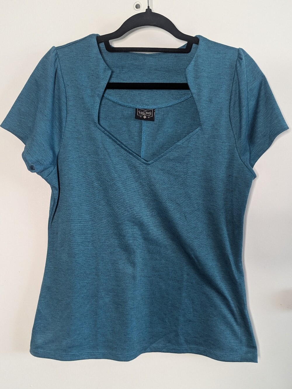 Steady Clothing Sophia Top In Teal 1XL